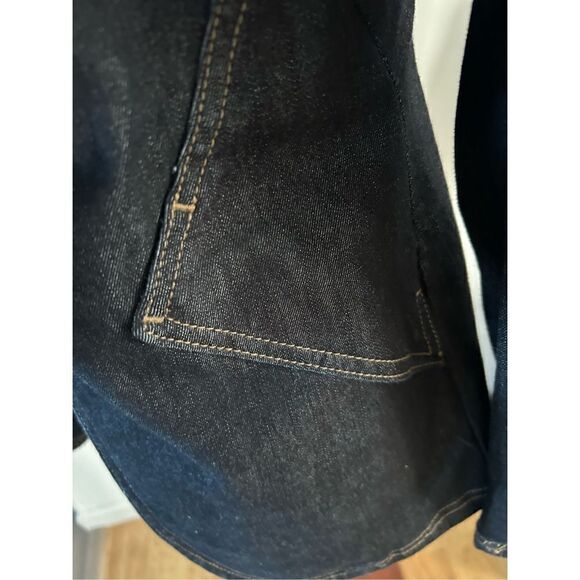 White House black market Jean jacket size 0 - Picture 4 of 5